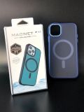 Чохол iPhone 13ProMax Silicon SPACE with MagSafe Blue