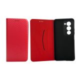 Flip Cover for Xiaomi Redmi 15 4G 171mm Fiber Red (4you)