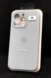 Чехол iPhone 15ProMax Silicon Case original FULL Camera №26 ash (4you)