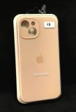 Чехол iPhone 15 Silicon Case original FULL Camera №19 pink sand (4you)