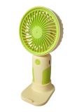 Вентилятор ручний MINI FAN MJ122 (підставка для телефону, 3 режими, MicroUSB) Yellow/green