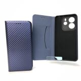 Flip Cover for Xiaomi Redmi Note 14(4G) 164mm Europe Version Fiber Dark blue (4you)