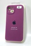 Чехол iPhone 14 Silicon Case original FULL Camera №30 purple (4you)