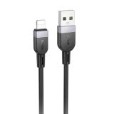 Usb-cable iPhone 5 HOCO X109 1m (круглый) Black