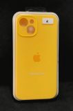 Чехол iPhone 15Plus Silicon Case original FULL Camera №4 yellow (4you) "Акционная цена"