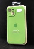 Чохол iPhone 14 Silicon Case original FULL Camera №1 green (4you) "Акційна ціна"