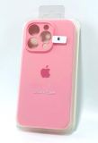 Чехол iPhone 14Pro Silicon Case original FULL Camera №6 Light pink (4you)