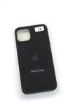 Чехол iPhone 15Plus Silicon Case original FULL №18 Black (4you)