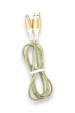 Usb-cable Micro USB 4you Ebro ( 2000mah, метал, золото ) 