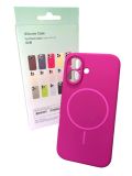 Чехол iPhone 16 Silicon BEATS with MagSafe №15 Sunset Purple