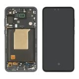 LCD Samsung A55/A556 (2024) с черным тачскрином + синяя корпусн рамка GH82-34305A Original (М)