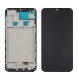 LCD Samsung A24/A245 (2023) с черным тачскрином + корпусная рамка OLED FULL SIZE (М)