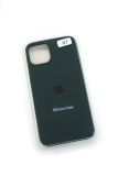 Чехол iPhone 11 Silicon Case original FULL №67 moss green (4you)