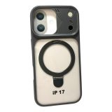 Чохол iPhone 17 Silicon Armor MagSafe Holder Grey