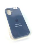 Чехол iPhone 16 Silicon Case original FULL №49 navy blue (4you)