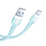 Usb-cable Type-C XO NB212 2,1A 1m (круглий) Blue