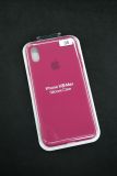Чехол iPhone XS Max Silicon Case original FULL №35 Rose red (4you) "Акционная цена"