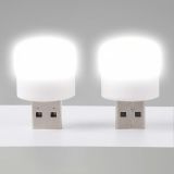 LED USB лампочка цилиндрическая, холодный свет (М) - Цена Недели!