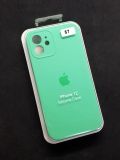 Чехол iPhone 12 Silicon Case original FULL Camera №57 grass (4you)