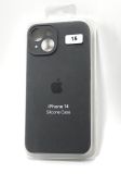 Чехол iPhone 14 Silicon Case original FULL Camera №15 marengo (4you)