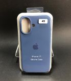 Чохол iPhone 17/18 Silicon Case original FULL №49 navy blue (4you)