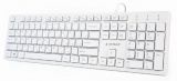 Клавиатура проводная Gembird KB-MCH-03-W-UA USB White