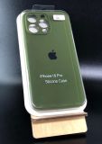 Чохол iPhone 16Pro Silicon Case original FULL Camera №64 olive green (4you)