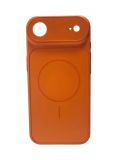 Чохол iPhone 17Air Silicon IPHONE 17 STYLE with MagSafe Orange