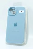 Чохол iPhone 14Plus Silicon Case original FULL Camera № 5 powder blue ( 4you )