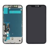 LCD iPhone 11 с черным тачскрином + дисплейная рамка Original (переклееное стекло) (M) 