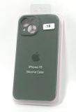Чохол iPhone 15 Silicon Case original FULL Camera №15 marengo (4you)