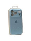 Чохол iPhone 17Pro Silicon Case original FULL Camera №45 sky blue (4you)