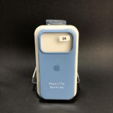 Чохол iPhone 17Pro Silicon Case original FULL №24 new blue (4you)