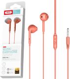 Гарнітура XO EP28 ( мікрофон, круглий шнур ) Orange