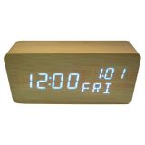 Настільний годинник VST-862W-5 (синя підсвічування, від мережі) Gold