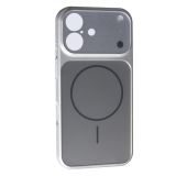 Чохол iPhone 17ProMax Silicon IPHONE 17 STYLE with MagSafe Silver