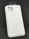 Чехол iPhone 11ProMax Silicon Case original FULL Camera №9 white (4you) (NO LOGO) "Акционная цена"