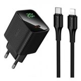 МЗП-Type-C HOCO CS82A PD20W (1Type-C) + кабель Type-C-Lightning Black