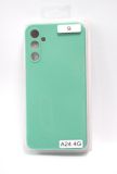 Чехол Samsung A24(4G) Silicon Original FULL №9 Azure (4you) "Акционная цена"