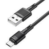 Usb-cable Micro USB HOCO X83 1m (круглый) Black