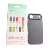 Чохол iPhone 17Air Silicon BEATS with MagSafe №12 Graphite Gray