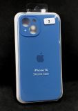 Чехол iPhone 14 Silicon Case original FULL Camera №3 iris (4you)