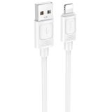 Usb-cable Type-C HOCO X122 1m (круглий) White