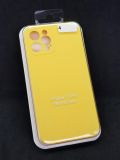 Чехол iPhone 12Pro Silicon Case original FULL Camera №4 Yellow (4you) (NO LOGO) "Акционная цена"