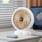 Вентилятор настольный Fantasy Color Fan F14 (АКБ, 3 режима, Type-C) White/black