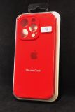 Чехол iPhone 13ProMax Silicon Case original FULL Camera №14 red (4you)