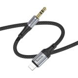 Переходник HOCO UPA26 Lightning to 3.5 AUX 1m Black