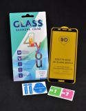 Защитное стекло Huawei Y5P (2020) / Y5 (2018) Full Glue 2.5D (0.3mm) Black 4you "Акц цена"