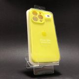 Чохол iPhone 13Pro Silicon Case original FULL Camera №40 Lemon (4you) 