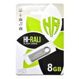 Usb 8Gb Hi-Rali Shuttle series Silver